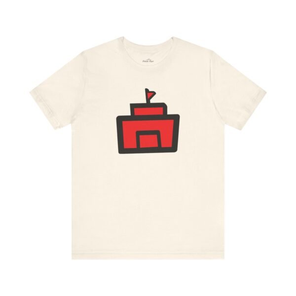 Red Castle Tee - Unisex Jersey Short Sleeve T-Shirt for Casual Style - Image 2