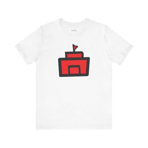 Red Castle Tee - Unisex Jersey Short Sleeve T-Shirt for Casual Style
