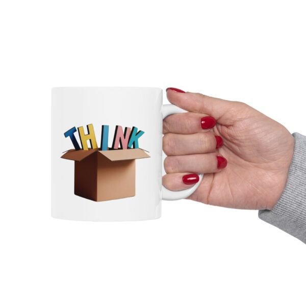 Creative Thinking Ceramic Mug - 11oz & 15oz - Perfect for Office or Home - Image 7