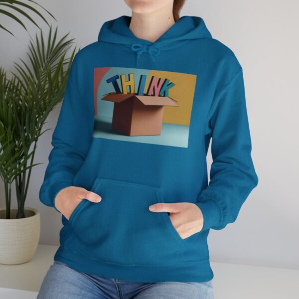 Think Outside the Box Hoodie - Unisex Heavy Blend™ Sweatshirt - Image 23