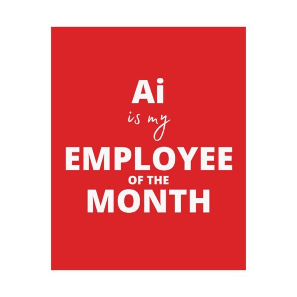 Employee of the Month Matte Poster for Office Decor - Image 2