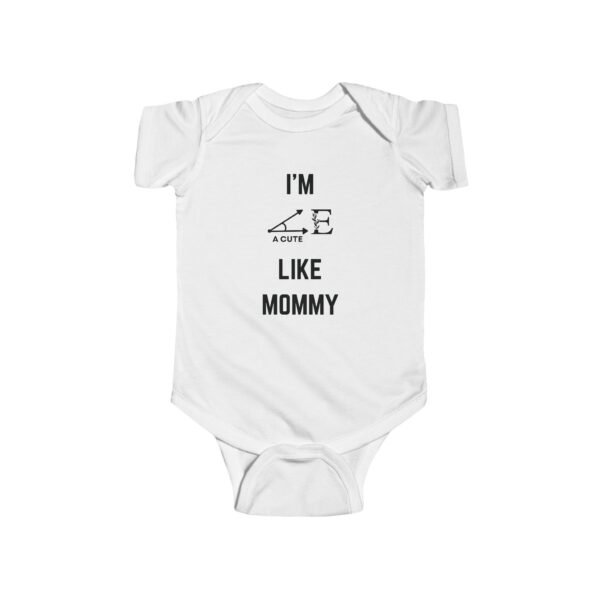 "A Cutie" - Mommy Inspired Infant Bodysuit - Perfect for Newborns