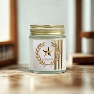 Excellence Scented Candles – Coconut Apricot Wax, 4oz & 9oz