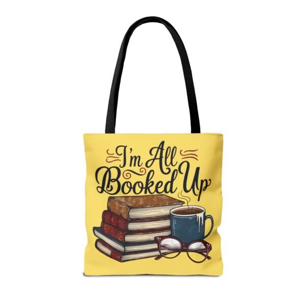 Book Lover Tote Bag - "I'm All Booked Up" - Perfect for Readers & Gift Giving - Image 10