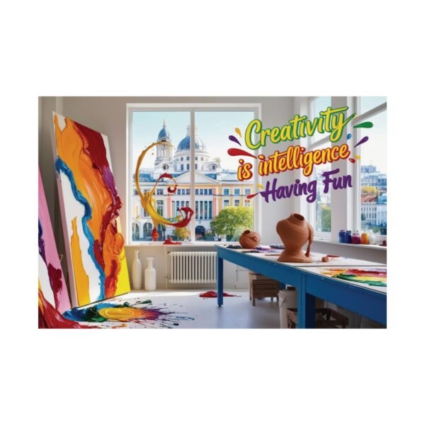 Poster Print - Creativity is Intelligence Having Fun - Image 5