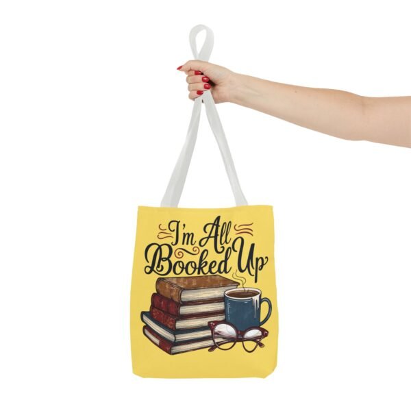 Book Lover Tote Bag - "I'm All Booked Up" - Perfect for Readers & Gift Giving - Image 28