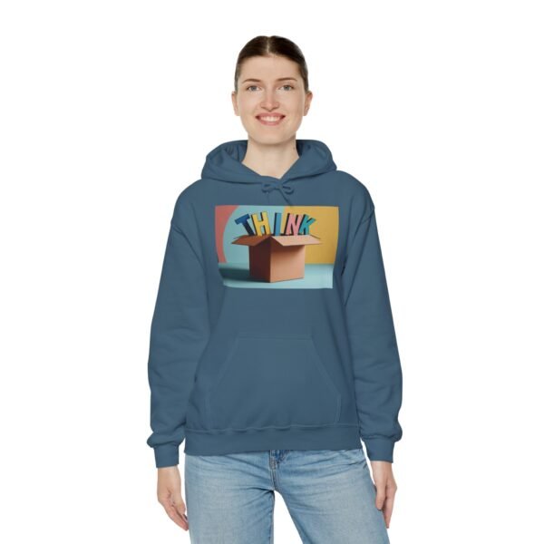 Think Outside the Box Hoodie - Unisex Heavy Blend™ Sweatshirt - Image 16