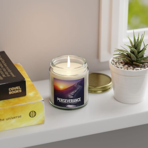 Perseverance Scented Candle - Coconut Apricot Wax (4oz, 9oz) - Image 15