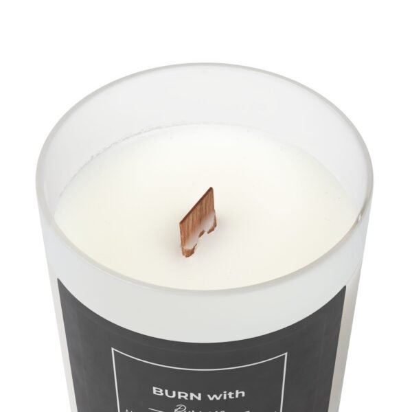 Inspirational Frosted Glass Candle - 11oz with 'BURN with Purpose' Quote - Image 14