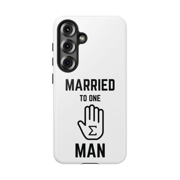 "Married to one 'Hand-Sum' Man" - Tough Phone Case - Image 37