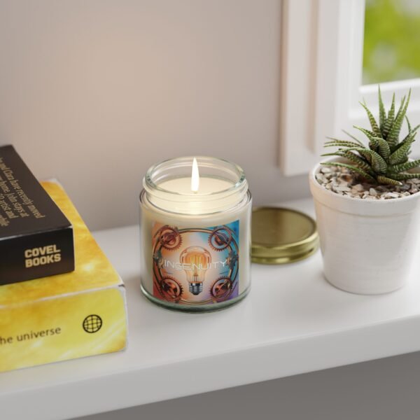 Ingenuity Scented Candle - Coconut Apricot Wax (4oz, 9oz) - Perfect Gift for Innovators & Creatives - Image 35