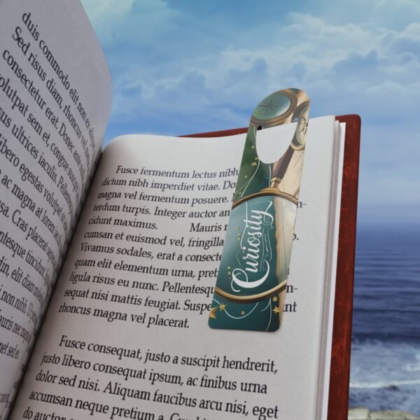 Curiosity Stainless Steel Bookmark - Perfect Gift for Book Lovers - Image 5