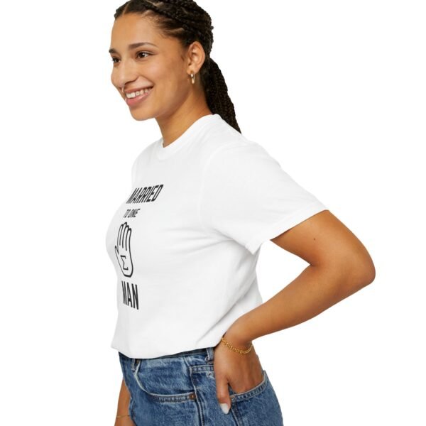 Funny Married to One Man T-Shirt | Unisex Garment-Dyed Tee - Image 6