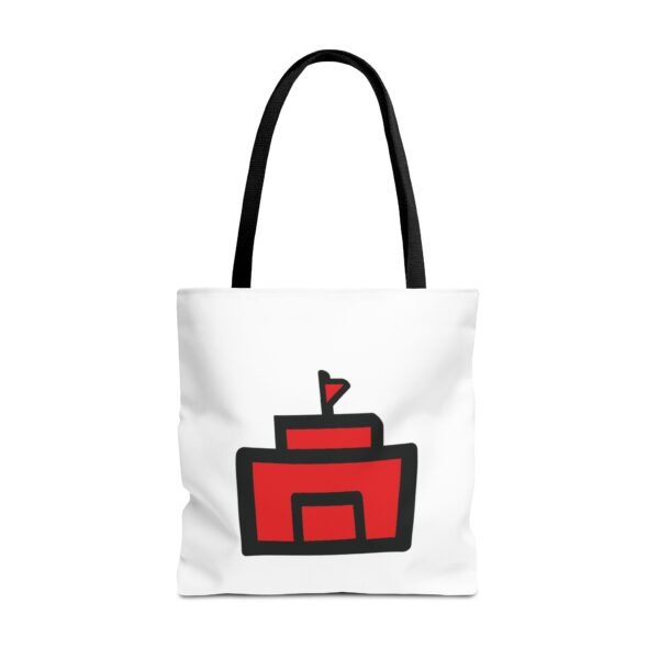 Stylish Red Castle Tote Bag – Perfect for Everyday Use and Gift Giving - Image 6
