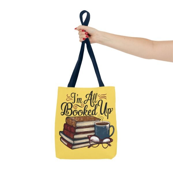 Book Lover Tote Bag - "I'm All Booked Up" - Perfect for Readers & Gift Giving - Image 52
