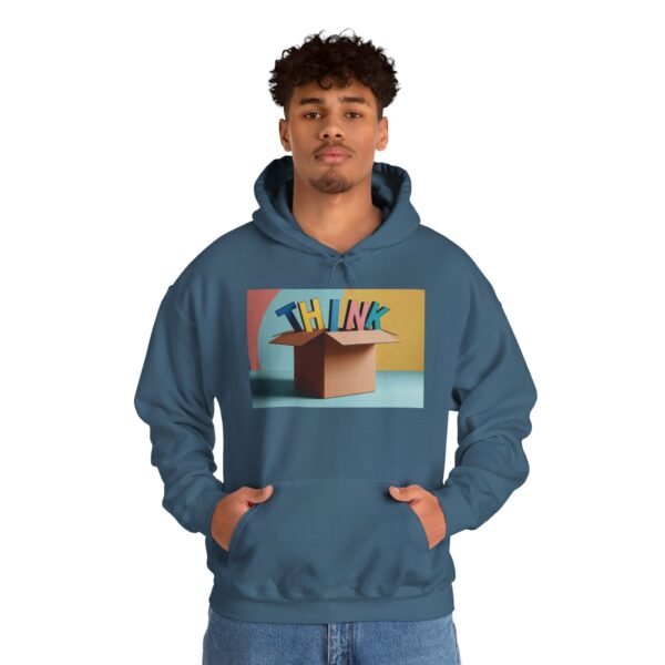 Think Outside the Box Hoodie - Unisex Heavy Blend™ Sweatshirt - Image 18