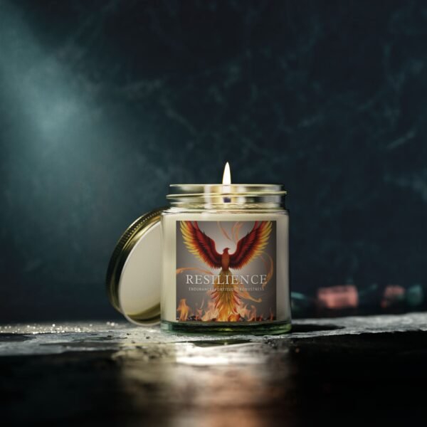 Resilience Scented Candles - Coconut Apricot Wax (4oz, 9oz) - Image 28