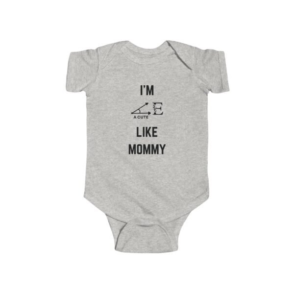 "A Cutie" - Mommy Inspired Infant Bodysuit - Perfect for Newborns - Image 5