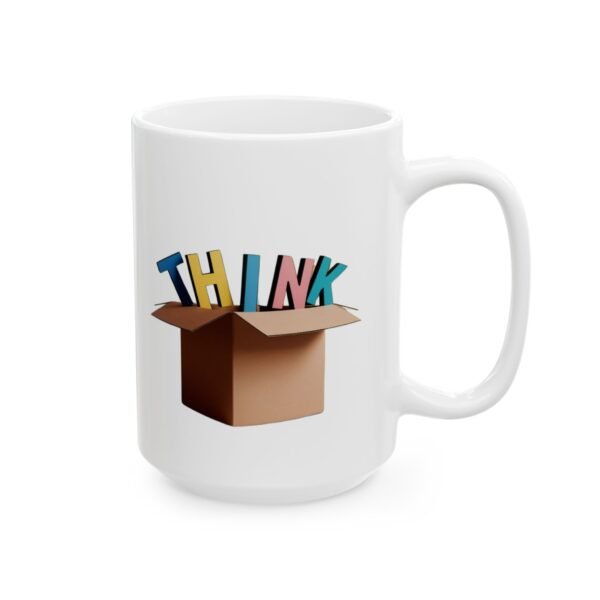 Creative Thinking Ceramic Mug - 11oz & 15oz - Perfect for Office or Home - Image 4