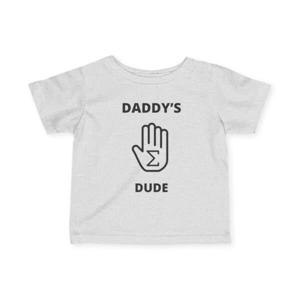 Daddy's "Hand-Sum" Infant Tee - Image 4