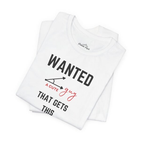 Wanted Cute Guy Tee - Funny Graphic T-Shirt for Casual Wear - Image 3
