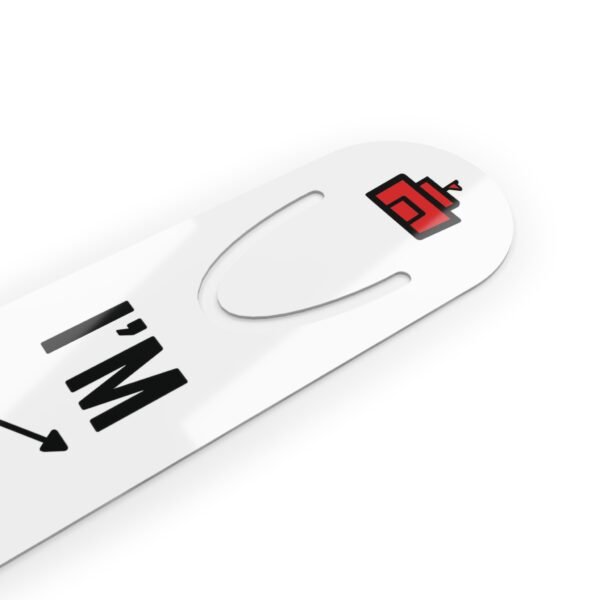 Cute Math Bookmark - I'm a Cutie Pie | Stainless Steel Page Marker - Image 3