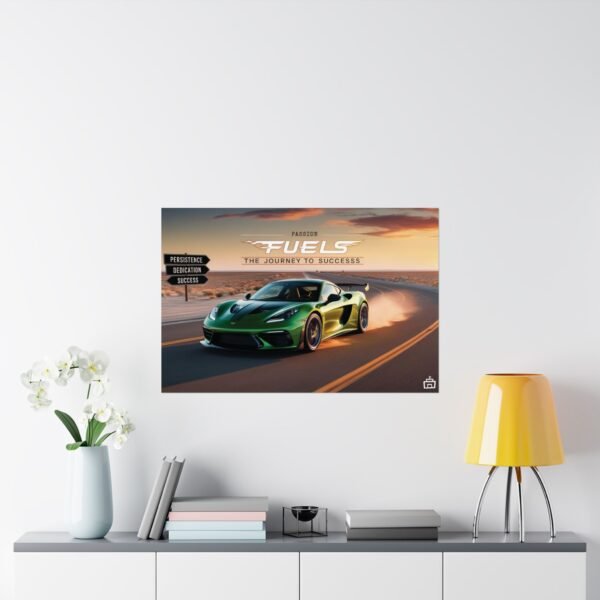 Motivational Matte Poster - "Passion Fuels: The Journey to Success" - Image 4