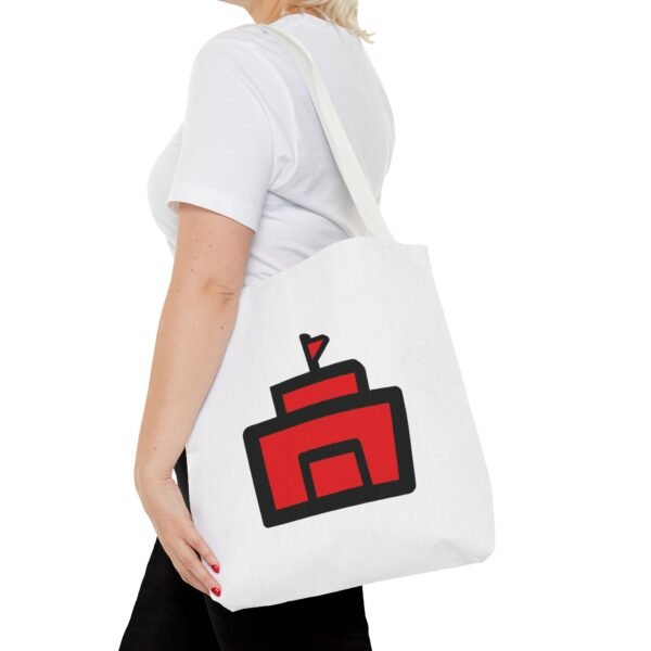 Stylish Red Castle Tote Bag – Perfect for Everyday Use and Gift Giving - Image 12