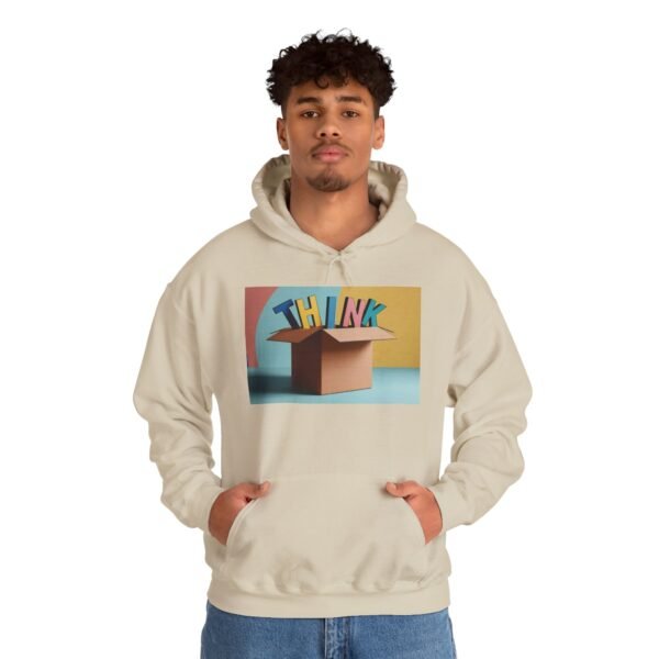 Think Outside the Box Hoodie - Unisex Heavy Blend™ Sweatshirt - Image 6