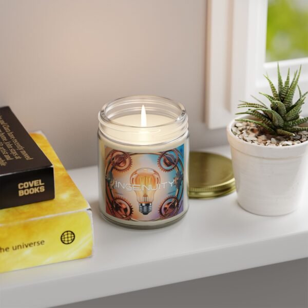 Ingenuity Scented Candle - Coconut Apricot Wax (4oz, 9oz) - Perfect Gift for Innovators & Creatives - Image 51