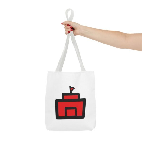 Stylish Red Castle Tote Bag – Perfect for Everyday Use and Gift Giving - Image 9
