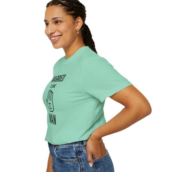 Funny Married to One Man T-Shirt | Unisex Garment-Dyed Tee - Image 12