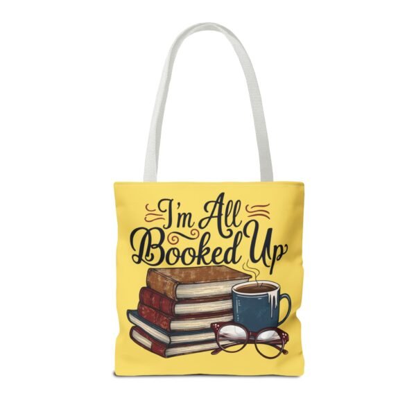 Book Lover Tote Bag - "I'm All Booked Up" - Perfect for Readers & Gift Giving - Image 30