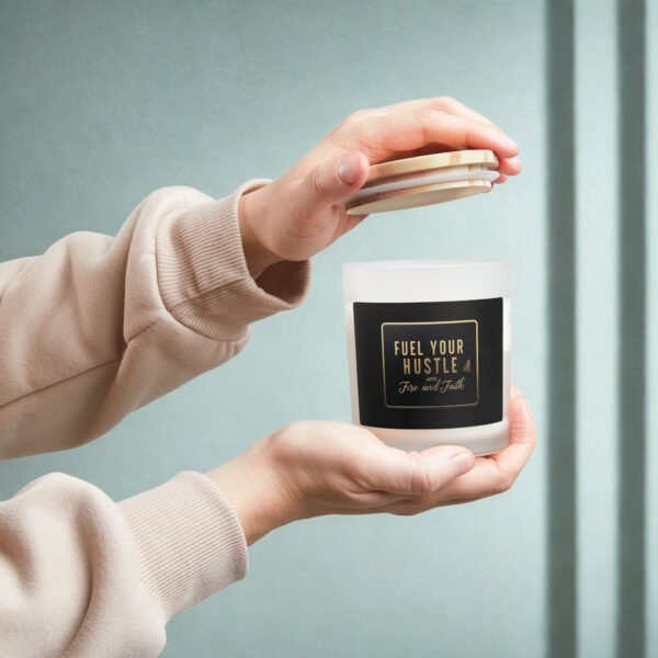 Fuel Your Hustle 11oz Frosted Glass Candle - Inspiring Home Decor - Image 31