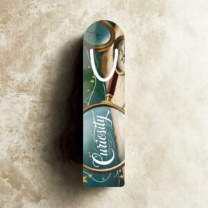Curiosity Stainless Steel Bookmark - Perfect Gift for Book Lovers