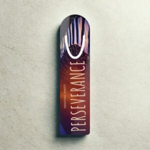 Inspirational Perseverance Bookmark - Stainless Steel Reading Companion