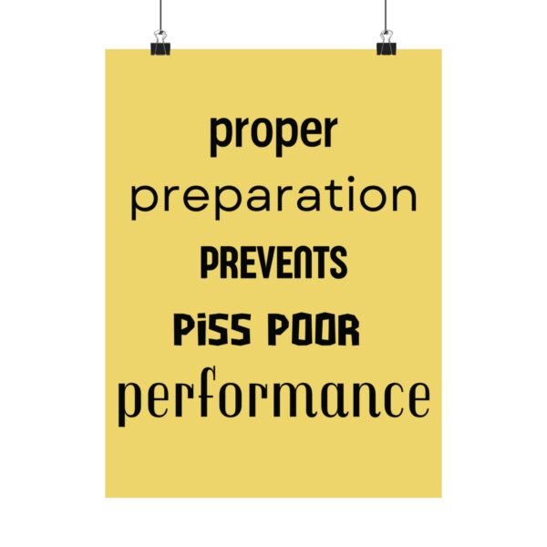 Motivational Matte Vertical Posters - Prep for Success - Image 5