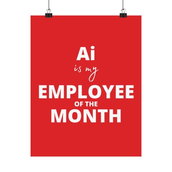 Employee of the Month Matte Poster for Office Decor - Image 5