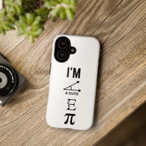 Cute Math-Inspired Phone Case – Perfect for Attractive Deep Thinkers