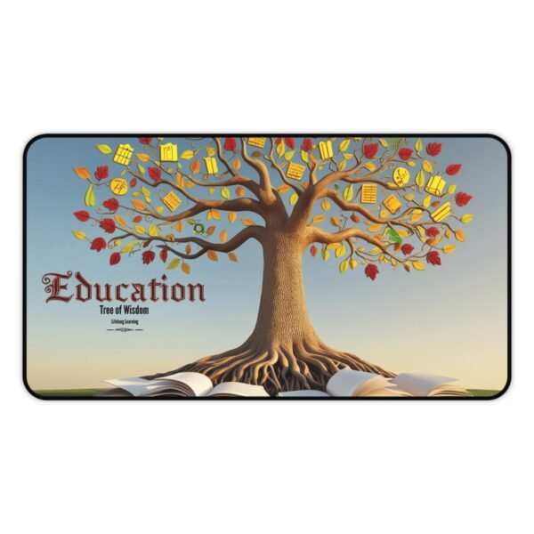 Educational Tree Desk Mat - Inspirational Office Decor for Students & Teachers - Image 2
