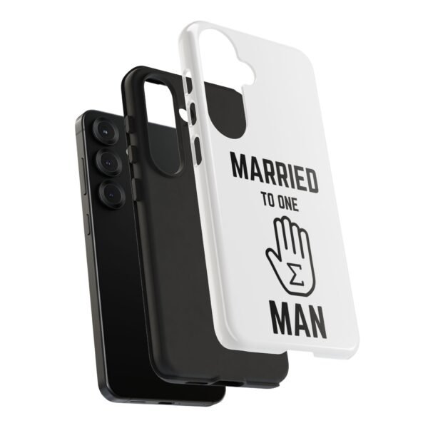 "Married to one 'Hand-Sum' Man" - Tough Phone Case - Image 40