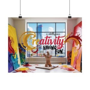 Creative Fun Art Poster - Inspiring Wall Decor for Artists