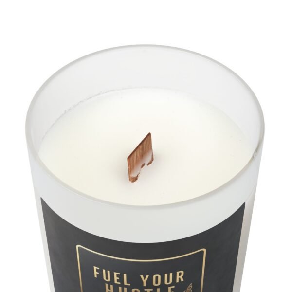 Fuel Your Hustle 11oz Frosted Glass Candle - Inspiring Home Decor - Image 12