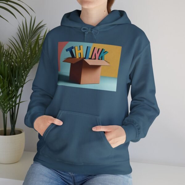 Think Outside the Box Hoodie - Unisex Heavy Blend™ Sweatshirt - Image 17