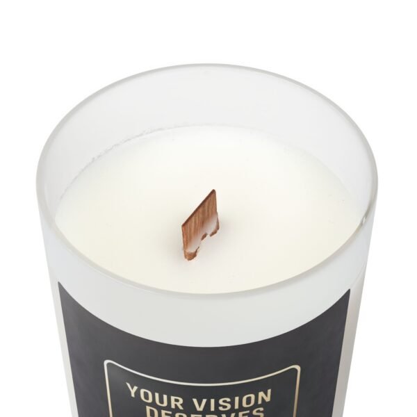 Frosted Glass Candle - Your Vision Deserves This Kind of Glow, 11oz - Image 5