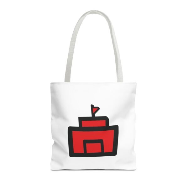 Stylish Red Castle Tote Bag – Perfect for Everyday Use and Gift Giving - Image 11