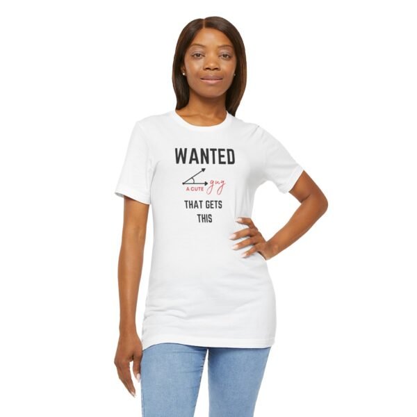 Wanted Cute Guy Tee - Funny Graphic T-Shirt for Casual Wear - Image 4