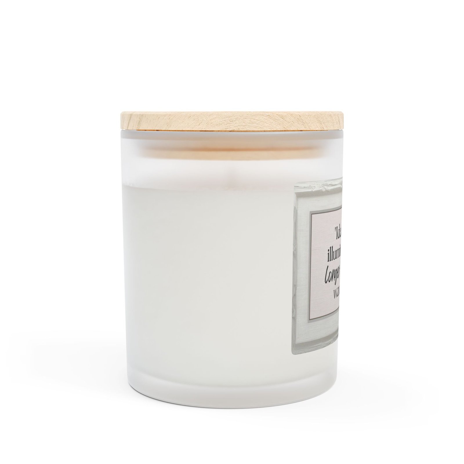 Inspirational Frosted Glass Candle - 11oz | Perfect Gift for Home Décor & Relaxation - Image 2