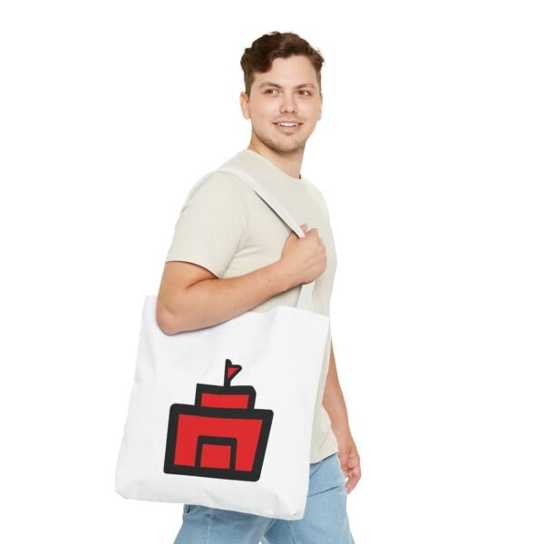 Stylish Red Castle Tote Bag – Perfect for Everyday Use and Gift Giving - Image 14