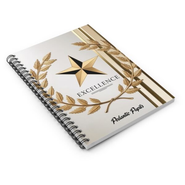 Excellence Spiral Notebook for Students | Pedantic Pupils Design - Image 3